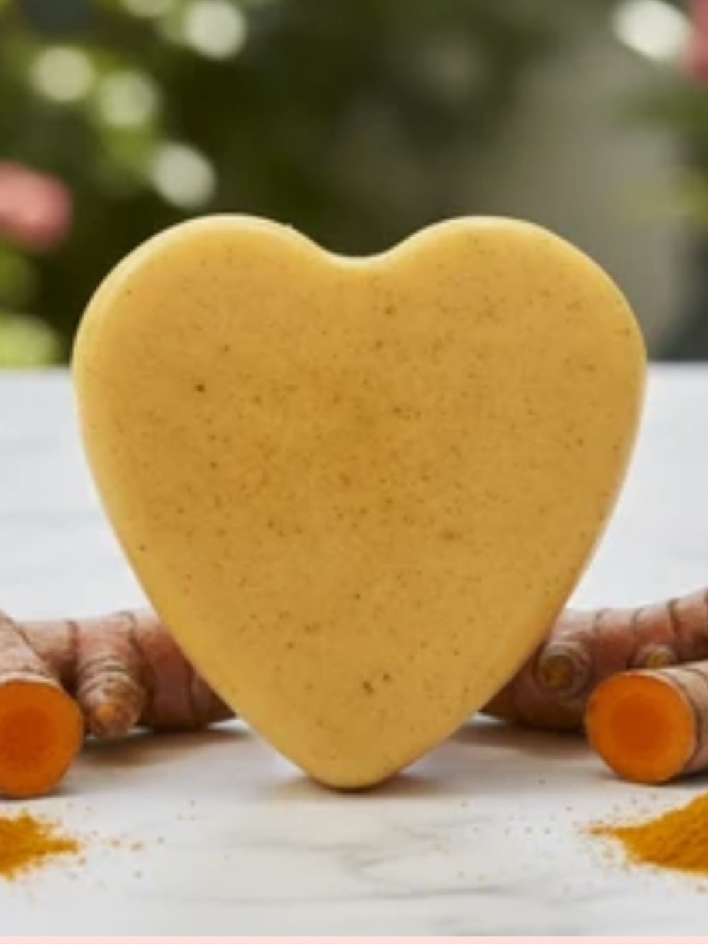 Naturalz Botanical Turmeric Heart Herbal Soap Bar